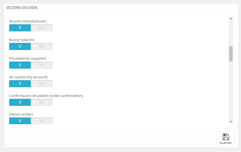 Optimizar un sitemap prestaShop